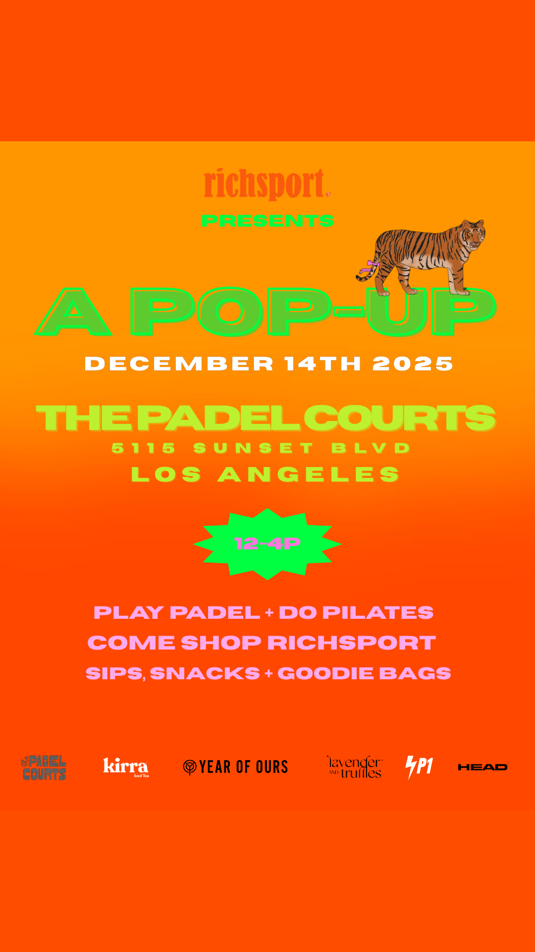 LA Padel + Pilates Pop Up